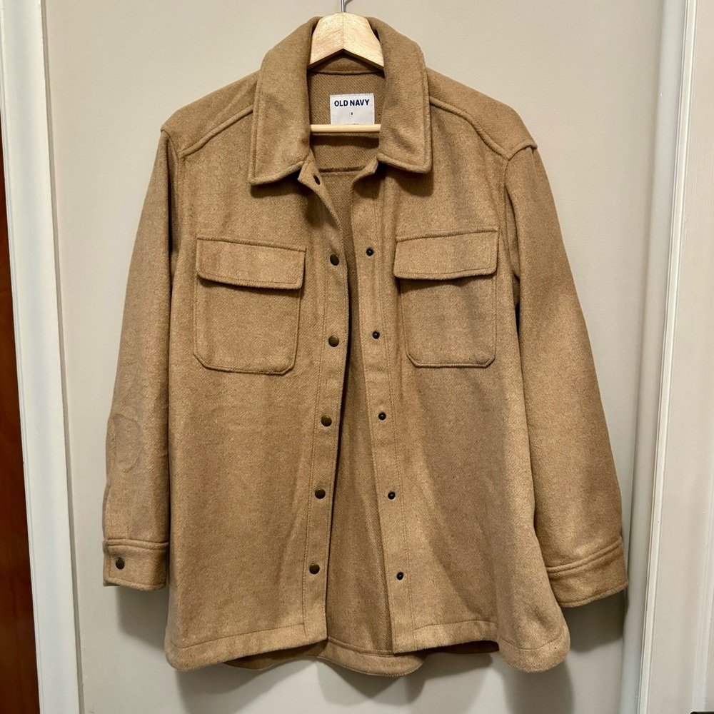 Old Navy Transitional Brushed-Twill Shacket for Women